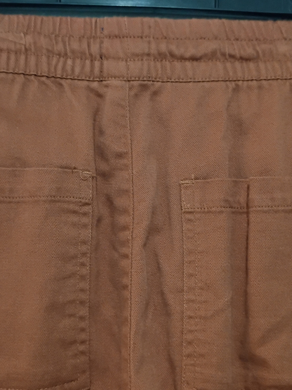GAP Men's Drawstring Chinos in Rust Brown - Picture 2 of 3